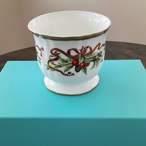 Tiffany & Co. Holiday Garland Cachepot with Original Gift Box